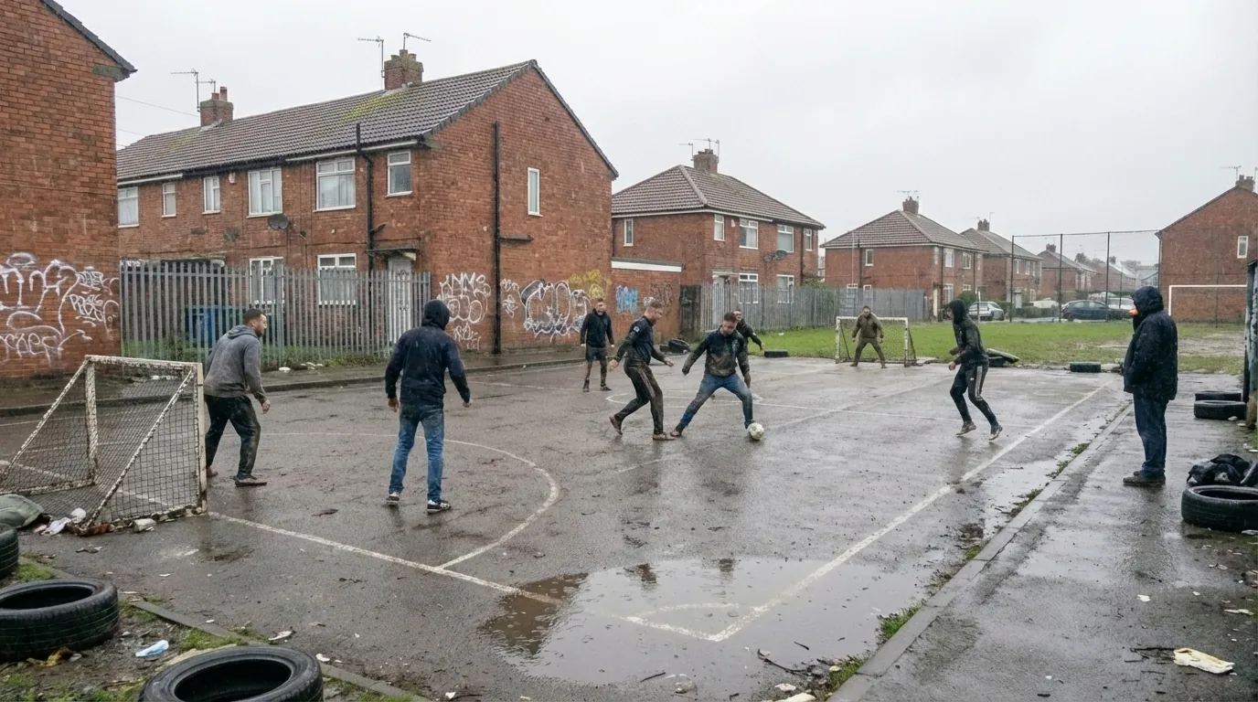 Overcast — flat light